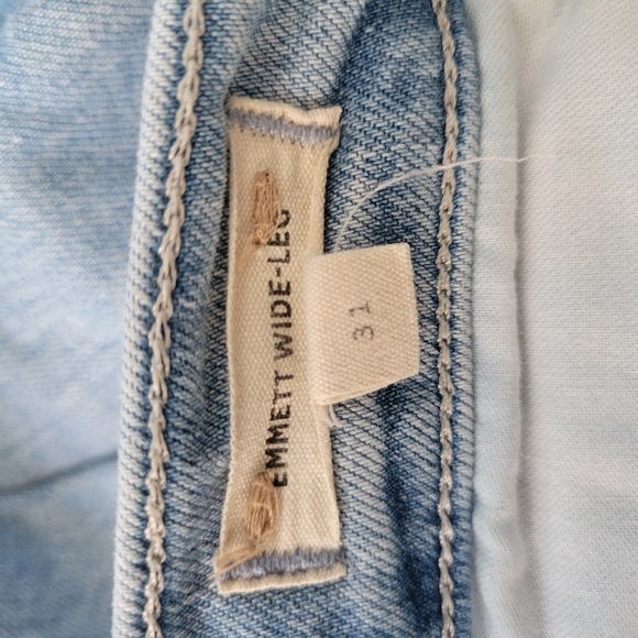 Madewell The Emmett Wide-Leg Crop Jean Welt Pocket Edition Kieran Wash 31 - Picture 14 of 16